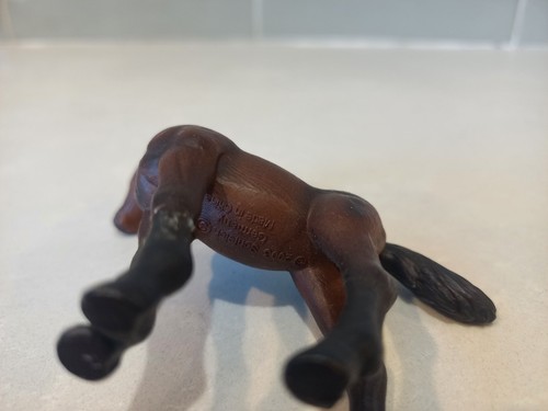 3" SCHLEICH RETIRED 2003 ARABIAN FOAL HORSE FIGURE Brown Rare 13276 - Bild 4 von 4