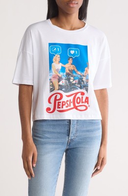 Noisy may Amy Cotton Graphic T-Shirt Women's Size XS (2) Pepsicola New