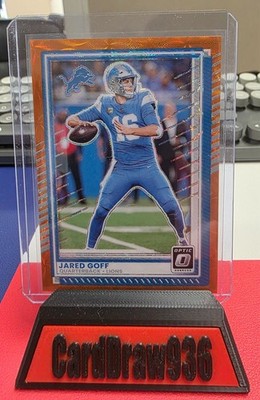 Jared Goff Optic Orange Scope Refractor #/79 Detroit Lions #149