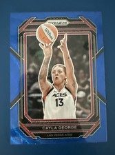 2023 Panini Prizm WNBA #58 Cayla George Blue Wave