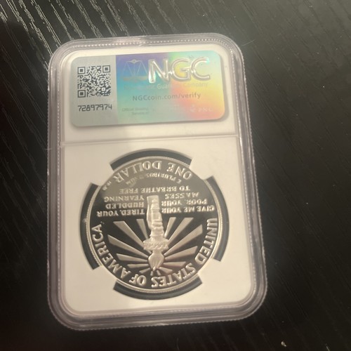 1986-S Liberty Silver Dollar NGC PF-69 Ultra Cameo TQ2252/RU - Picture 2 of 2