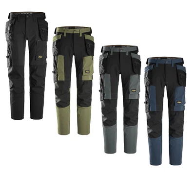 SNICKERS 6218 ALLROUNDWORK 4-WAY FULL STRETCH WORK TROUSERS WITH HOLSTER POCKETS