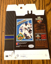 1992 Mr. Turkey Superstars Complete Uncut Box Darryl Strawberry card # 24