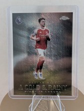 2026 Topps Chrome Premiere League EPL Declan Rice Cold & Rainy Night SSP Arsenal
