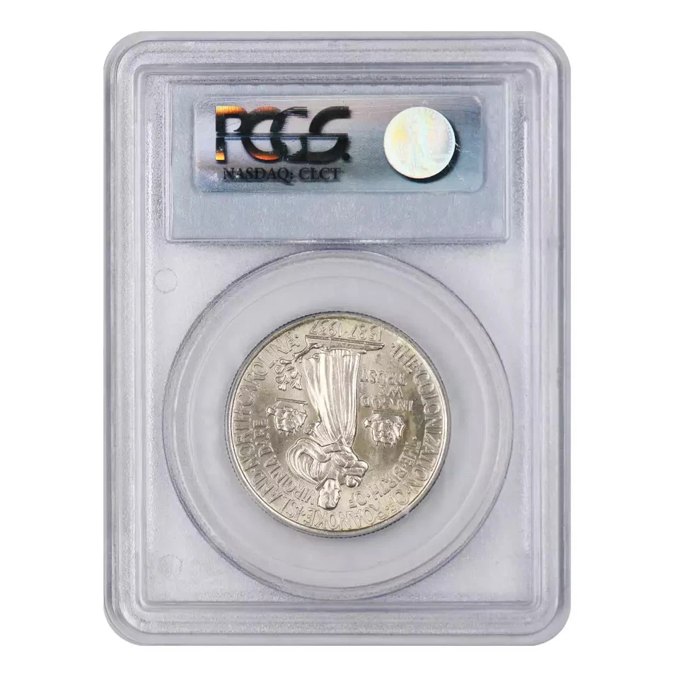 1937 Roanoke Commemorative Silver Half Dollar PCGS MS-66+ CAC - Image 4 of 4