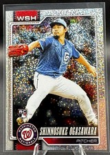 2026 Topps Series 1 Celebration Confetti Shinnosuke Ogasawara #32 Washington...