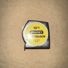 Stanley Power lock 33-212 Pl 12 Vintage 12  Tape Measure