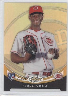 2010 Topps Finest Gold Refractor 12/50 Pedro Viola #143 Rookie RC 1j6
