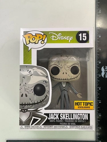 Funko Pop! Disney: Jack Skellington #15 Hot Topic Exclusive Vinyl Figure -CN F1