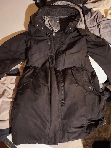 Marc O'Polo Men's Quilted Jacket Black Thermore Stand Collar Size 38 Zip/Button image 6