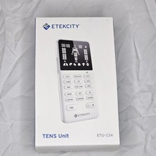 ETEKCITY TENS Unit Muscle Stimulator Machine for Pain Relief ETU-134 8 Pads