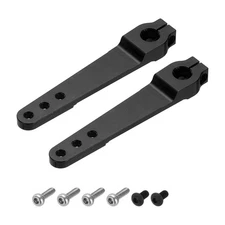 1Pcs Aluminum Servo Horn Long 25T Steering Arm 63mm Length Black