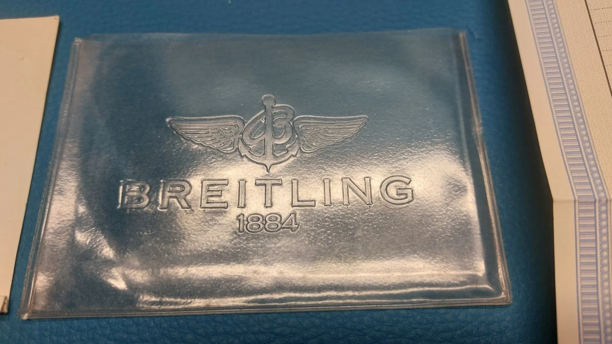 Breitling Libreto Garantía Internacional AÑO 1992 CRONOMAT ORO 18 KT. 2N