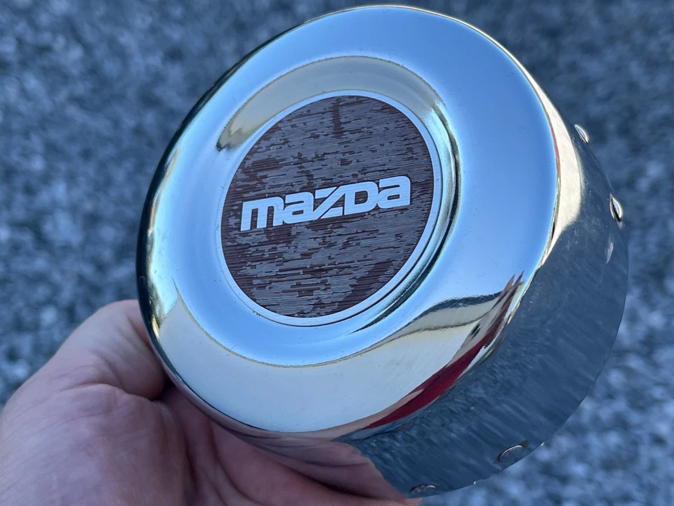 MAZDA B-2000 B-2200 B-2600 OEM WHEEL CENTER CAP CHROME ALLOY 1986-1993 - Image 2 of 4