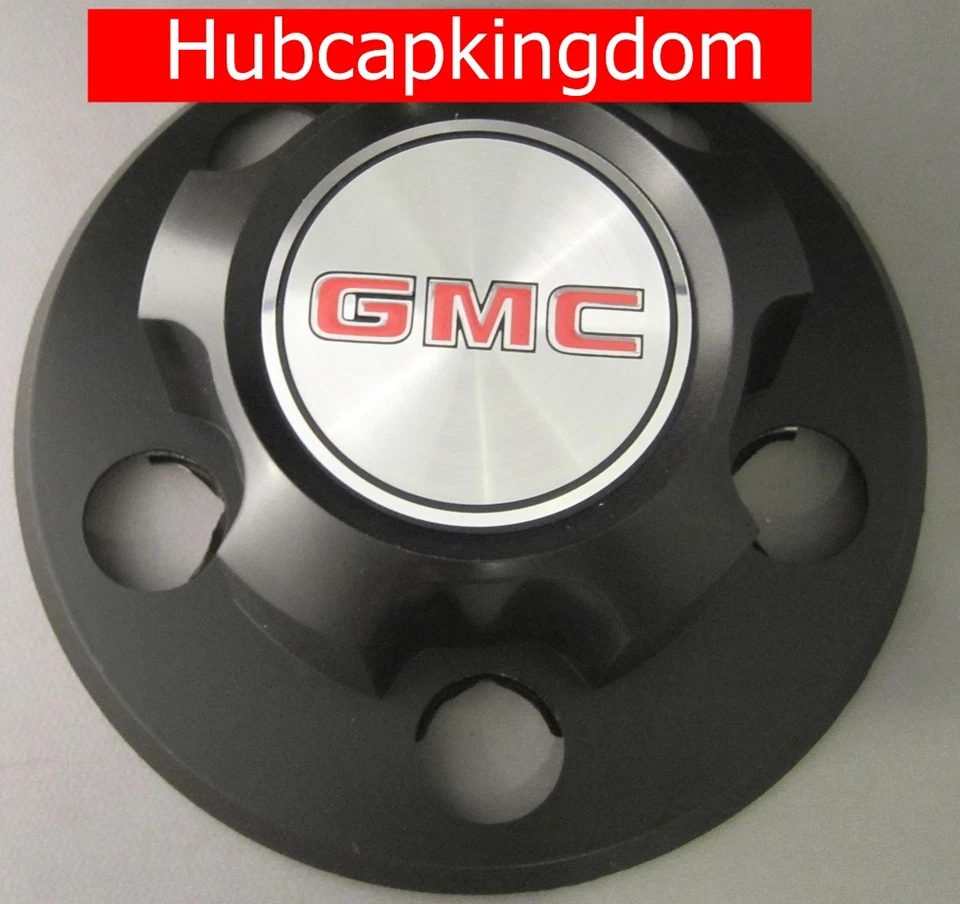 NUEVO JUEGO OEM de 4 tapas centrales GMC SAFARI 1985-1995 negro plateado Foto 2 de 4