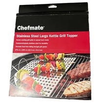 Chefmate Stainless Steel Large Kettle Grill T...