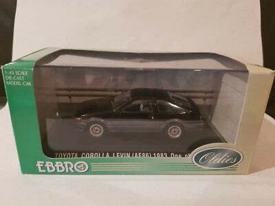 ミニカー EBBRO Toyota COROLLA LEVIN 1600GTV Ebbro 1/43 Toyota Corolla Levin 1600 GTV White Diecast Scale