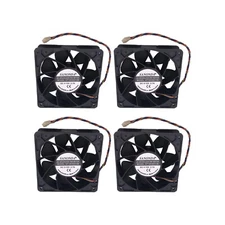 4 pcs Cooling Cooling Fan 4 pin  DC 12V  fits Bitmain Antminer Miner