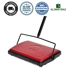 Escoba Cepillo Para Pisos Profesional Alfombras Trabajo Pesado Manual Calidad