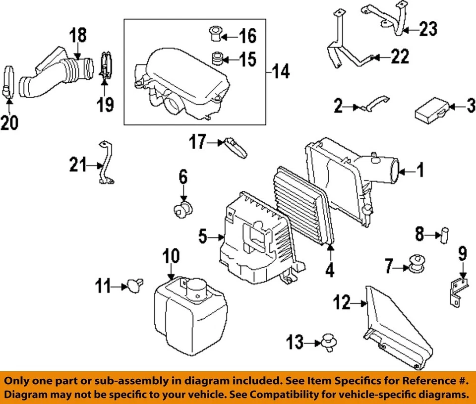 Расходомер б/у впрыска топлива воздуха подходит: 2011 Subaru Impreza класса A - Изображение 3 из 4