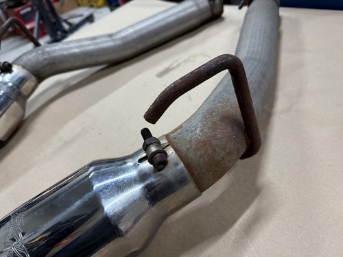 2010-2015 Chevrolet Camaro SS MBRP 3" Axle Back Muffler Delete Used - Picture 6 of 15