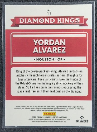 YORDAN ALVAREZ - Houston Astros: Parallels & Rookies - *** Pick & Choose *** - 第 47/55 張圖片