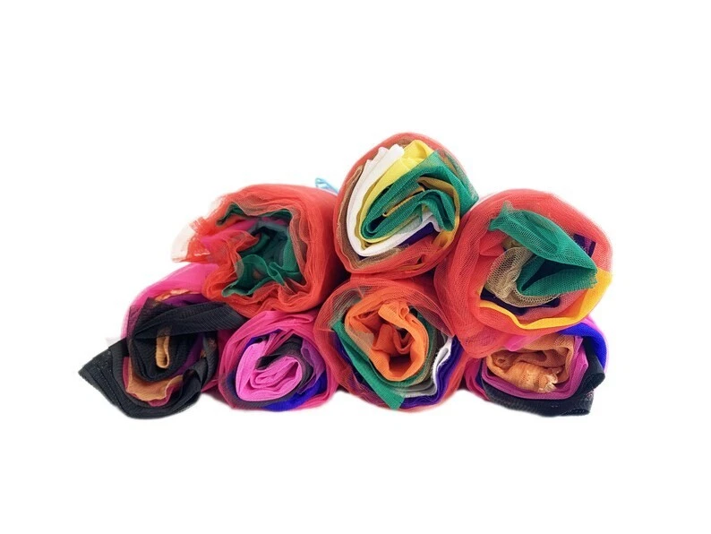 Plain Soft Tulle / Net Fabric Scraps - Sale by weight - 50 gms / 1.75oz - Image 3 of 4