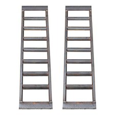 8000 Lb Heavy Duty Equipment Loading Ramps Pair - 3 Inch Channel Steel