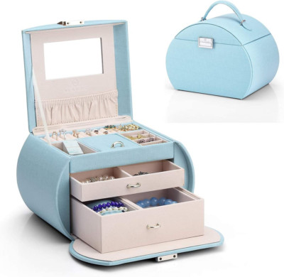 Princess Style Travel Jewelry Box from Dutch Designers - Perfect Gift for Girls