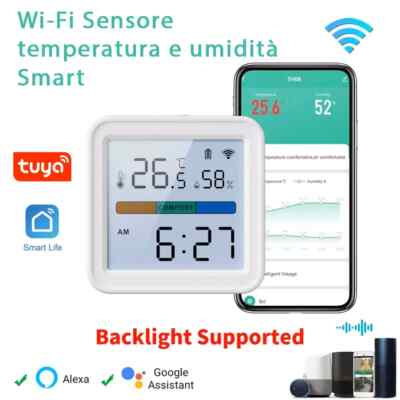 Humidity Sensor WiFi Temperature Smart Life Thermometer Alexa Google Home Igromet