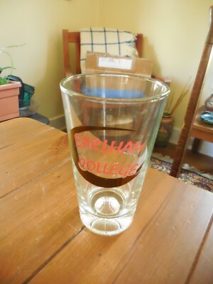 Earlham College pint Beer Glass, Basketball