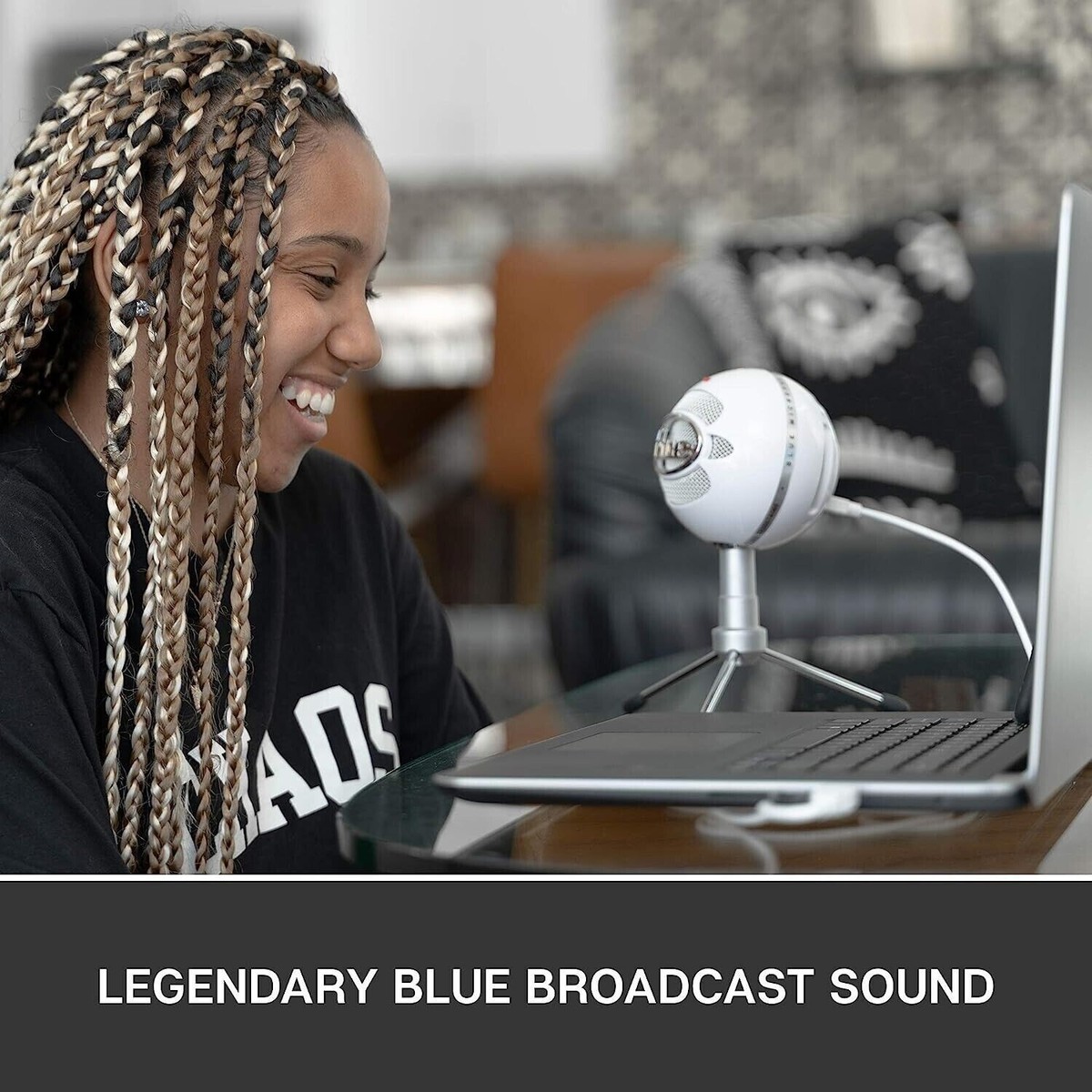 Blue Snowball iCE USB Mic for Recording, Streaming, Podcasting, Gaming on  PC and | eBay UK