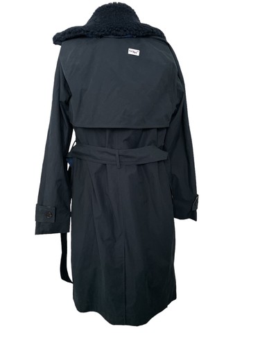 Abercrombie & Fitch NWT Navy Blue Trench Coat Womens Size S - Picture 16 of 16