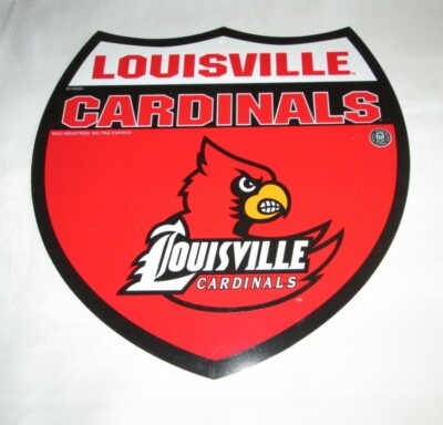 LOUISVILLE CARDINALS INTERSTATE SIGN 12'' x 12'' #010 SALE - NEW