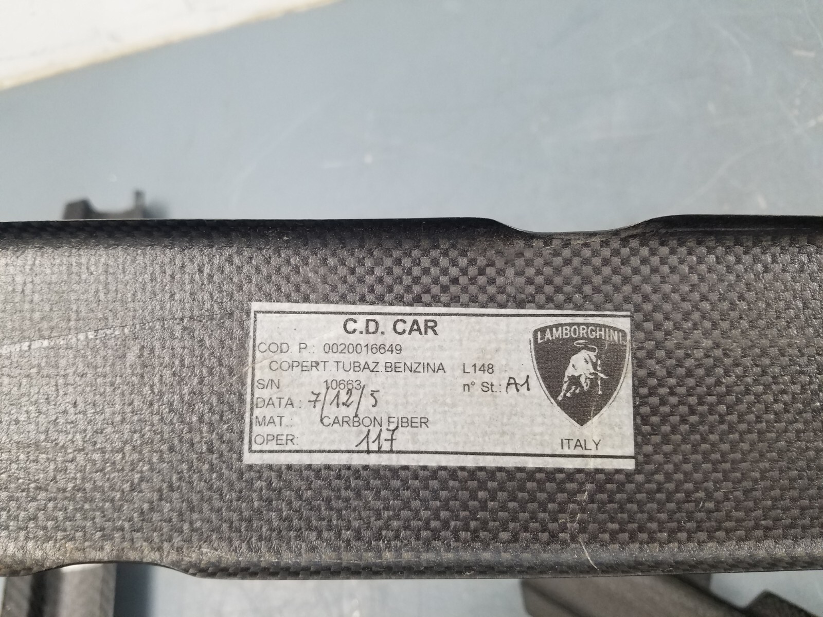 2006 01 - 06 Lamborghini Murcielago Engine Carbon Fiber Cover Panels #2031 X8