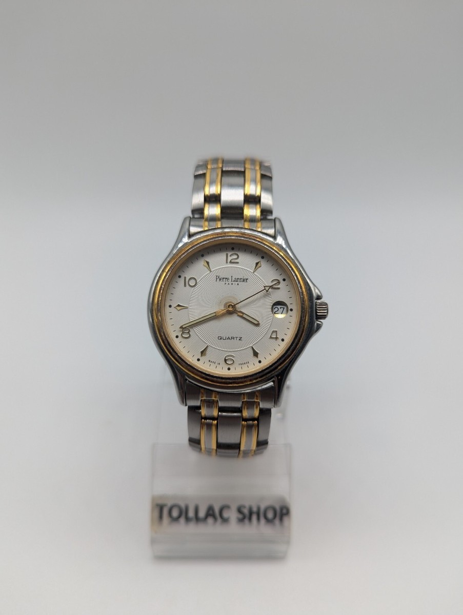 montre Pierre Lannier Paris, quartz, date à 3h, 142A2