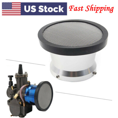 50mm Motorcycle Air Filter Horn Cup Velocity Stack For PWK 24/26/28mm/30mm Carb
