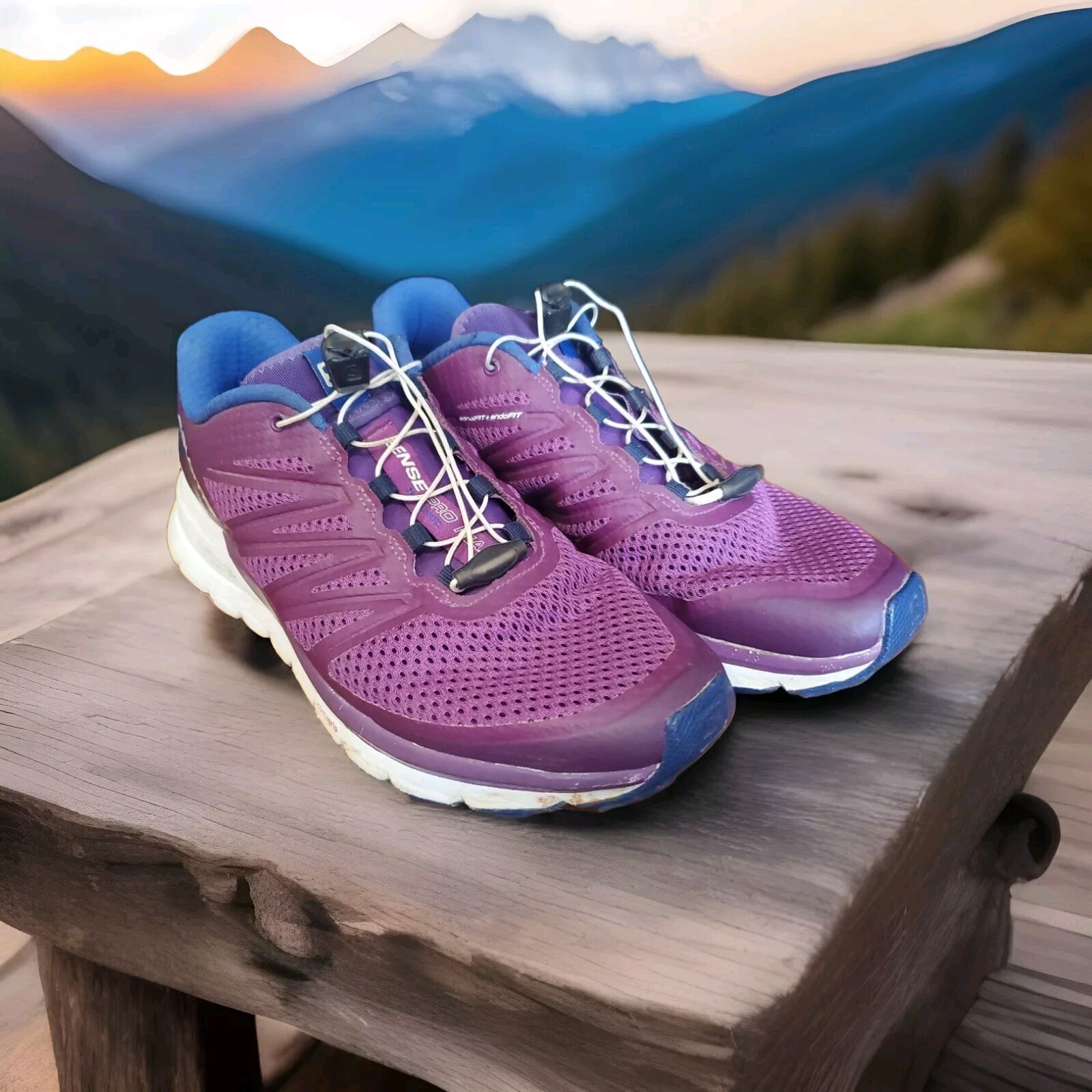 Scarpe da trail running Salomon Vibe Sense Pro Max da donna taglia 10 ortolite