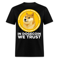 Dogecoin Shirt In Dogecoin we Trust TShirt Hodl Dogecoin T-shirt Size S-6XL