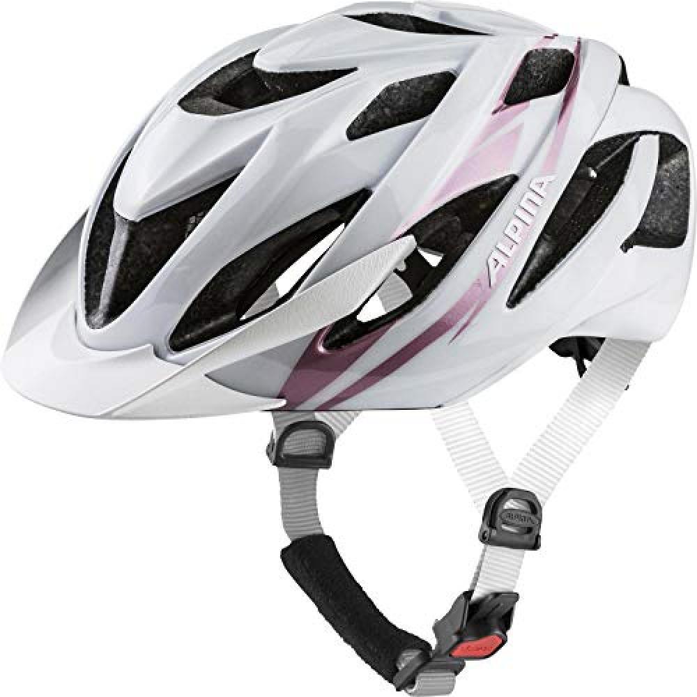 (TG. 57-61) ALPINA LAVARDA, Caschi da Ciclismo Women's, White Rose-Gold, 57-61 -
