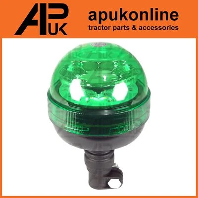 APUK LED Blinkleuchte grün 12V flexibel für Bagger Gabelstapler Traktor LKW Anhänger