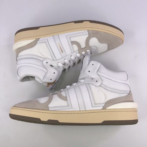 Lanvin Tennis High Top Clay Nash Sneakers Whlte 44 (US 11) - Bild 3 von 8