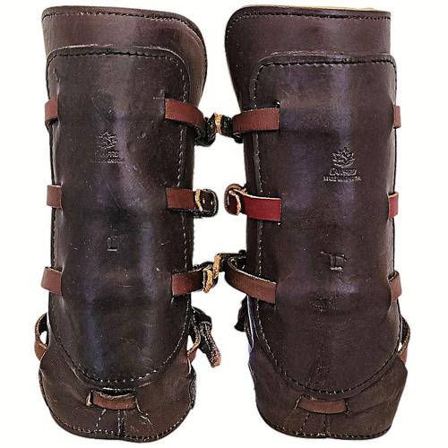 Can-Pro Made in Canada Springerstiefel Echtleder und Lammfell vorne offen groß - Bild 10 von 11