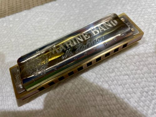 Harmonica Hohner Marine Band 1896, pre-war, key of C - Bild 3 von 6