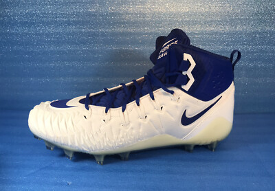 Nike Force Savage Pro TD Football Cleats White / Royal Blue  display picture 3