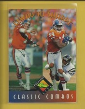 John Elway 1994 Pro Line Live Classic Combos Card # 394 Denver Broncos Football