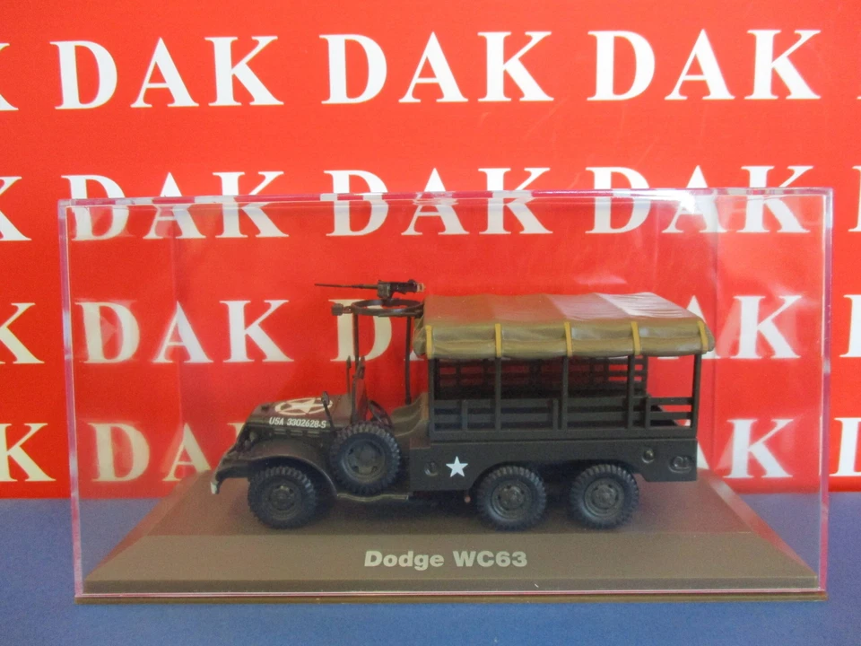 Die cast 1/43 Modellino Camion Truck Dodge WC63 3302628-S USA by Atlas - Immagine 4 di 4