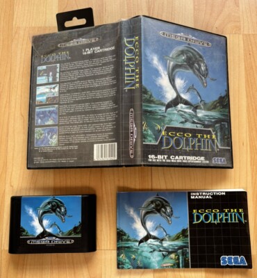 Sega Megadrive Echo the Dolphin komplett komplett mit Handbuch **ULTRA RARE GAME**