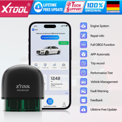 XTOOL AD20 Bluetooth Car OBD2 Check Engine Fault Code Diagnostic Scanner Tool