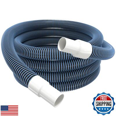 #ad #ad Pool Vacuum Hose With Swivel Cuff 1 1 2quot; Diameter 18FT Flexible Heavy Duty Po